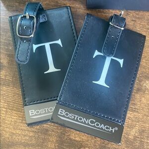 BostonCoach Black Luggage Tags